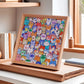 🐱Houten fotolijst in de vorm van een puzzel met een kat, om zelf te beschilderen
