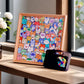 🐱Houten fotolijst in de vorm van een puzzel met een kat, om zelf te beschilderen