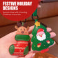 🎄🎁 Feestelijke Kerst Sleutelhanger Tasbedeltje – Charmante Kerstpersonages & Veelzijdig (Ideaal Cadeau voor Kerst!)