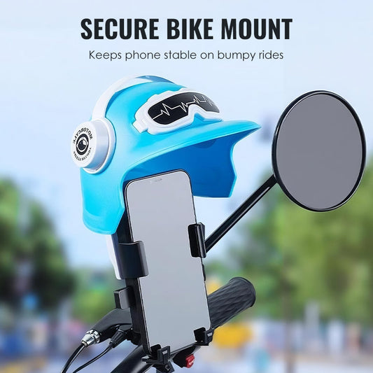 Duurzame fiets-telefoonhouder met weersbescherming