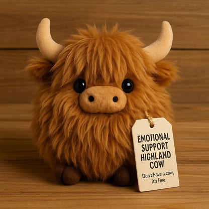 🔥Kerstuitverkoop 50% KORTING!!🔥 motional Support Highland Cow Plush