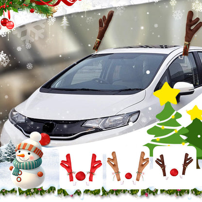 🎅Kerstuitverkoop - 50% KORTING🎅Gloeiende kerstgeweien voor autodecoraties met Kerstmis