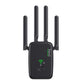 Dual-Band WiFi Booster – 1200Mbps, 4 Antennes & Door-Muur Dekking (Plug & Play, Gaming Vast!)