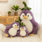 Adorable Eggplant Penguin Ultra-Soft Toy
