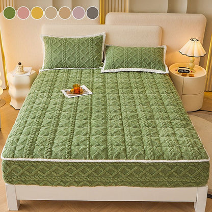 🛏️ 50% KORTING! 🎁 Warm Hoeslaken – Geborsteld Flanel, Diepe Zak (40 cm), Antislip Hoeken ❄️🛌