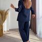 ⏳Tijdelijk 50% korting⏰Klassieke damesblazer en broekset van 2 stuks🧥👖