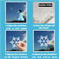 ✨ Christmas-Themed Glittering Window Stickers 9 PCS Set