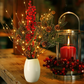 🌿 KOOP 2, KRIJG 3! ✨ LED-SLINGER "WILGENTAK" - 5 knipperende standen & werkt op batterijen, etherische decoratie voor slaapkamer en feesten, eenvoudige draadloze installatie 🌙