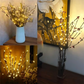 🌿 KOOP 2, KRIJG 3! ✨ LED-SLINGER "WILGENTAK" - 5 knipperende standen & werkt op batterijen, etherische decoratie voor slaapkamer en feesten, eenvoudige draadloze installatie 🌙
