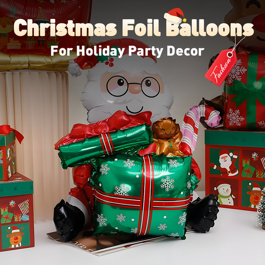 Kerstfolieballonnen voor feestelijke decoratie