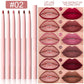 🔥Hot Sale Deals- 12-Color Matte Lipstick & Lip Liner Set (Wood-Cased)– Create Perfectly Defined Lips For Every Look ✨