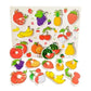 Leuke en leerzame houten puzzel met pinnen voor peuter
