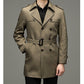 Heren Dubbel Rij Knopen Trenchcoat Jas