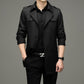 Heren Dubbel Rij Knopen Trenchcoat Jas