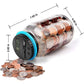 🏦💰Uw slimme spaarhulp: automatische telling en weergave van euro- en dollarmunten