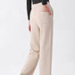 Dameswinterbroek met hoge taille, elastische tailleband en rechte pijpen