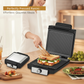 1400 W elektrische panini-pers & grillmaker