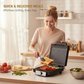 1400 W elektrische panini-pers & grillmaker