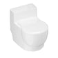 Wandmontage Kattenvoerbak in Toilet Vorm