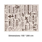 Inspirational Christian Throw Blanket