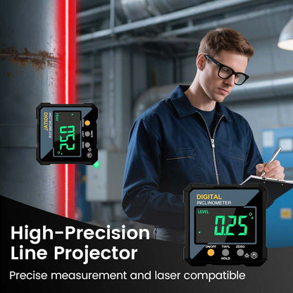 📐 50% KORTING! 🎉 Digitale magnetische hoekmeter – Nauwkeurig, zelfnivellerend & LCD-scherm 🔧