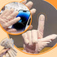 Warme pluche handschoenen met touchscreen-vinger