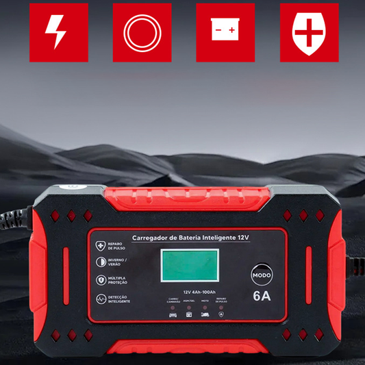 🔋60% KORTING🎉Slimme auto- en motorlader – Multifunctionele bescherming, compact en gebruiksvriendelijk🛵📦