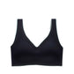 Latex seamless non-steel ring bra