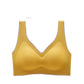 Latex seamless non-steel ring bra