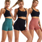 Skinny billenliftende yogashorts met hoge taill