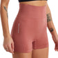 Skinny billenliftende yogashorts met hoge taill