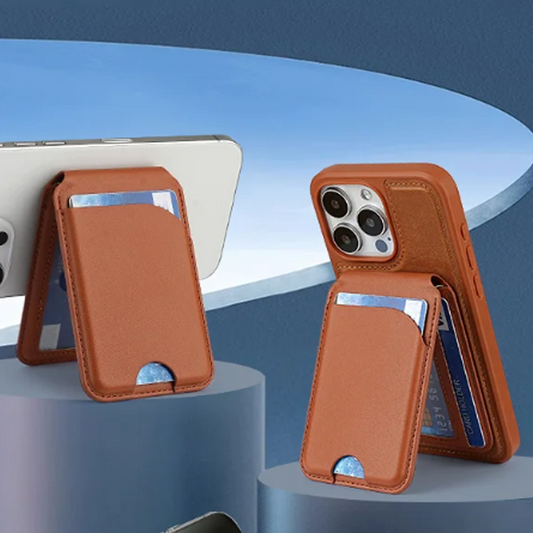 Magnetische telefoonstandaard Portemonnee Kaarthoude