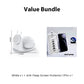 15W Snail-Shaped Magnetic Wireless Charging Station with Night Light