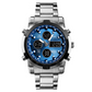 Waterdicht militair herenhorloge (analoog-digitaal)