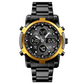 Waterdicht militair herenhorloge (analoog-digitaal)