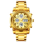 Waterdicht militair herenhorloge (analoog-digitaal)
