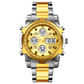 Waterdicht militair herenhorloge (analoog-digitaal)