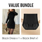 Dames gebreide geribbelde bodycon mini-jurk