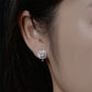 📢📢50%  KORTING !!!⏰Schitterende faux moissanite hoepeloorbellen voor dame