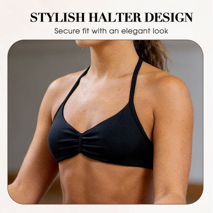 Seamless Halter Neck Sports Bra