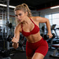 Seamless Halter Neck Sports Bra
