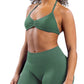 Seamless Halter Neck Sports Bra