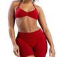 Seamless Halter Neck Sports Bra