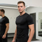 Compressieshirt voor mannen dat het zweten bevordert en helpt bij het afvalle