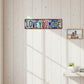 Vintage "Love You More" kentekenplaat blikken bor