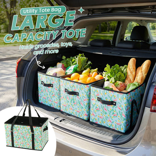Handige draagtas voor boodschappen en picknick