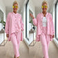 Oversized asymmetrische loungewear-set