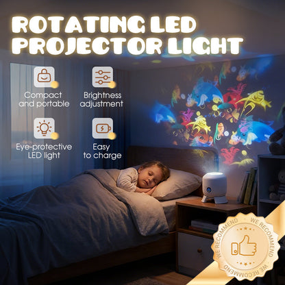 Dynamische roterende LED-projectorlam