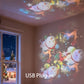 Dynamische roterende LED-projectorlam