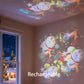 Dynamische roterende LED-projectorlam